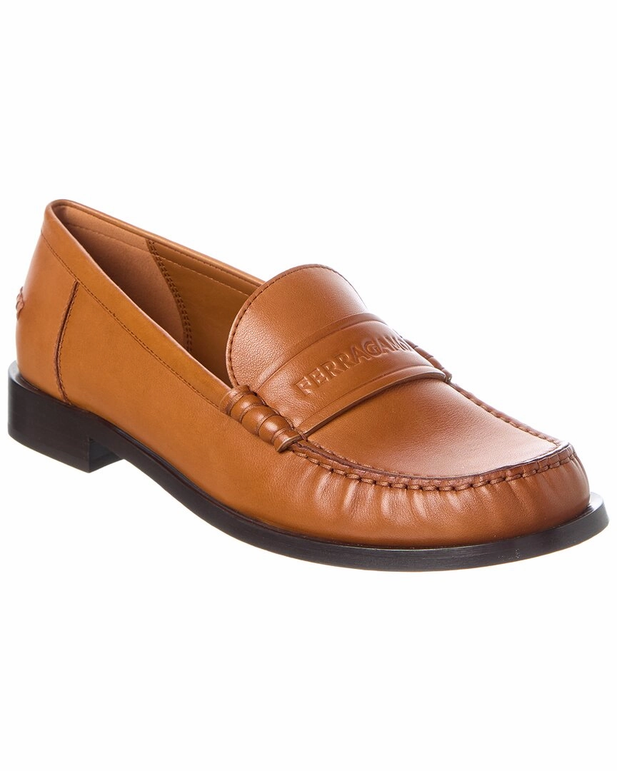 Comfortable Movement Ferragamo Irina Leather Loafer