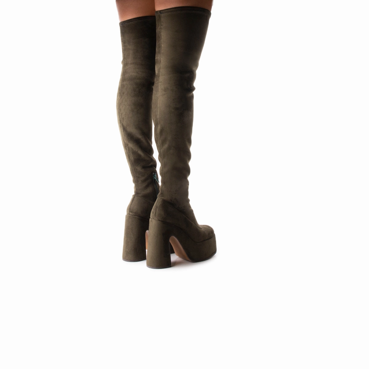 Soft Interior Winter Vibe Finesse Dark Green Suede Stretch