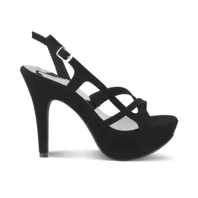 CATHERINE- BLACK STILETTOS Designer Stilettos Flexible Construction