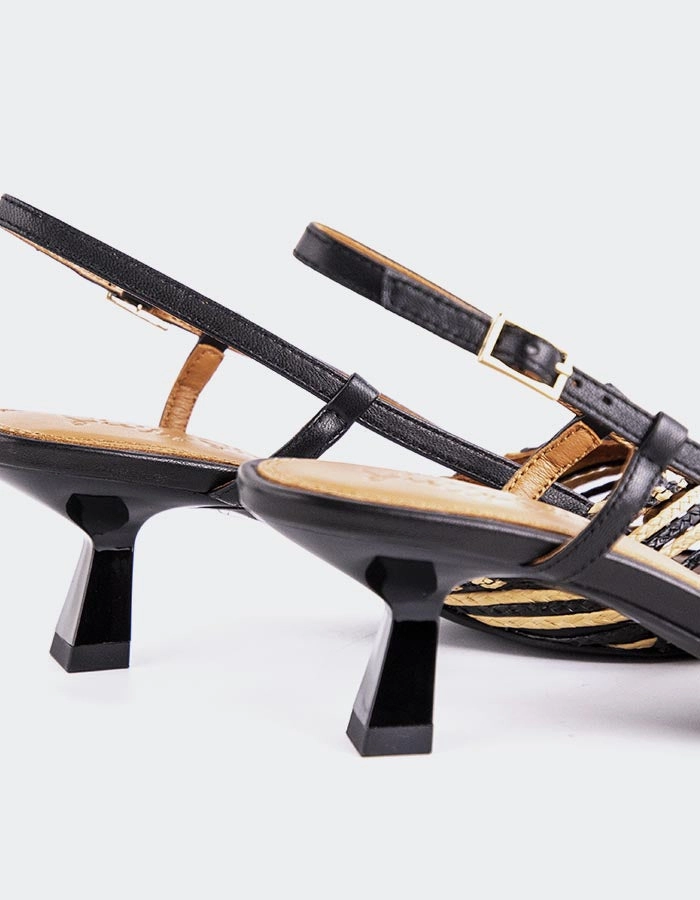 Cheng Black Leather Soft Insole