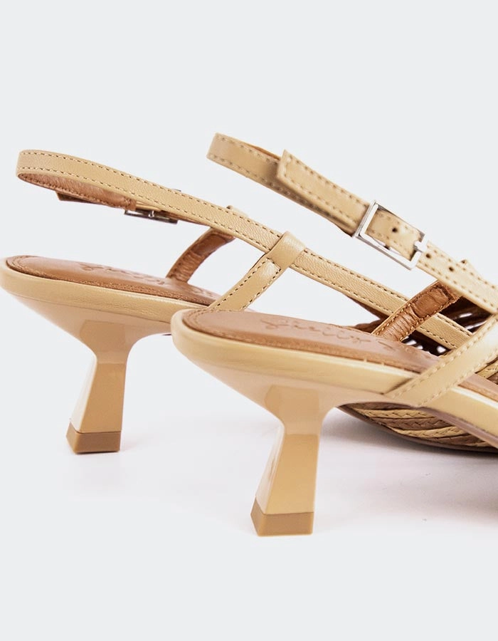 Cheng Tan Leather Glamorous Stilettos