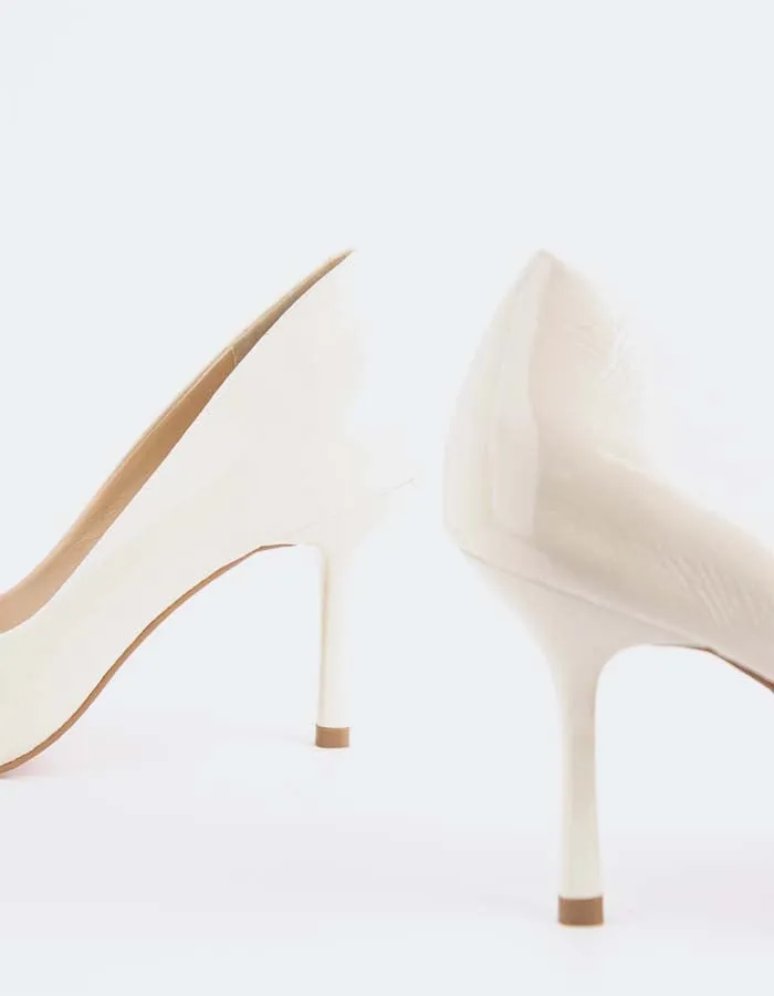 Sexy Red Heels Liora Off White Naplack