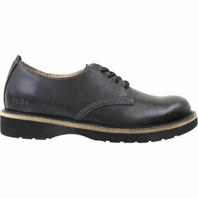 Easy Walk Heel Clear Women's Work It Smooth Leather Shoe In Black