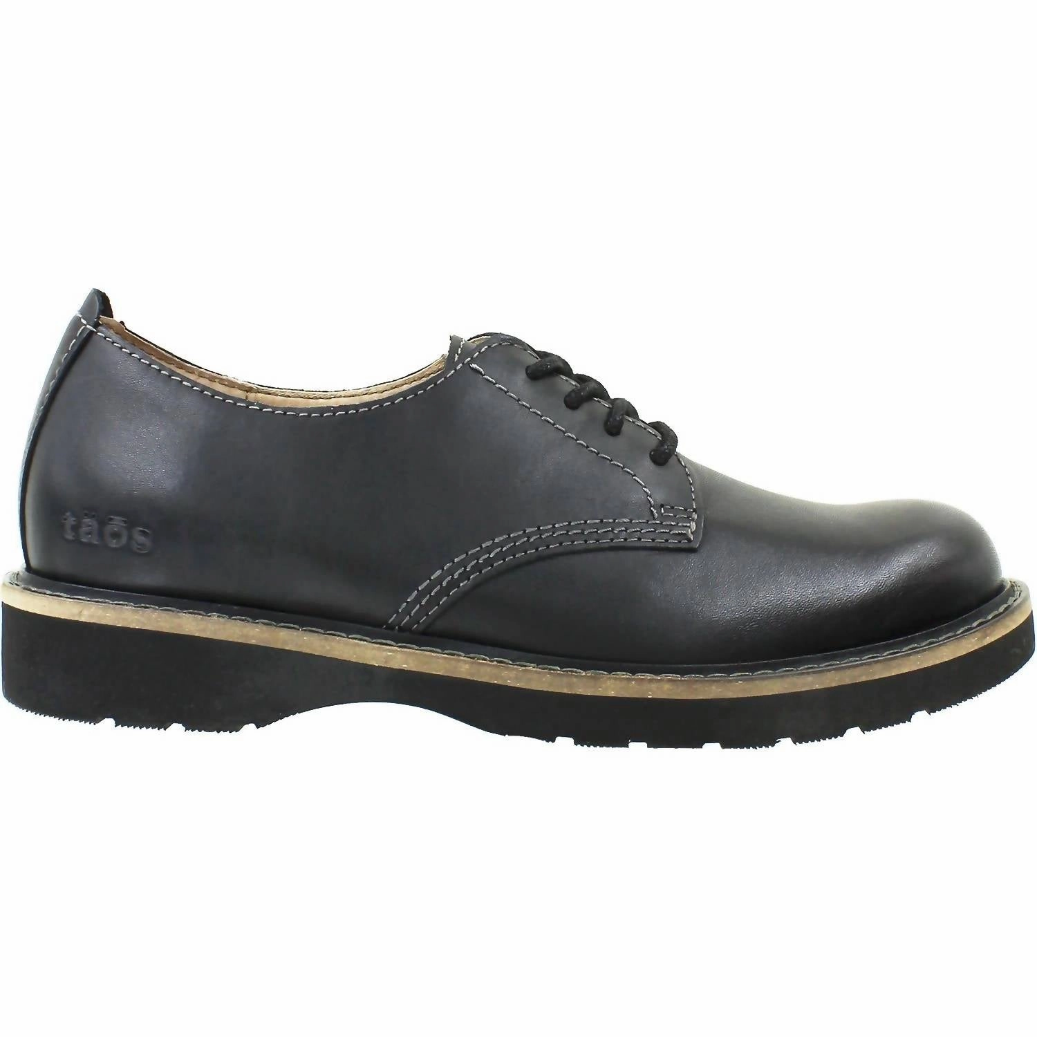 Easy Walk Heel Clear Women's Work It Smooth Leather Shoe In Black