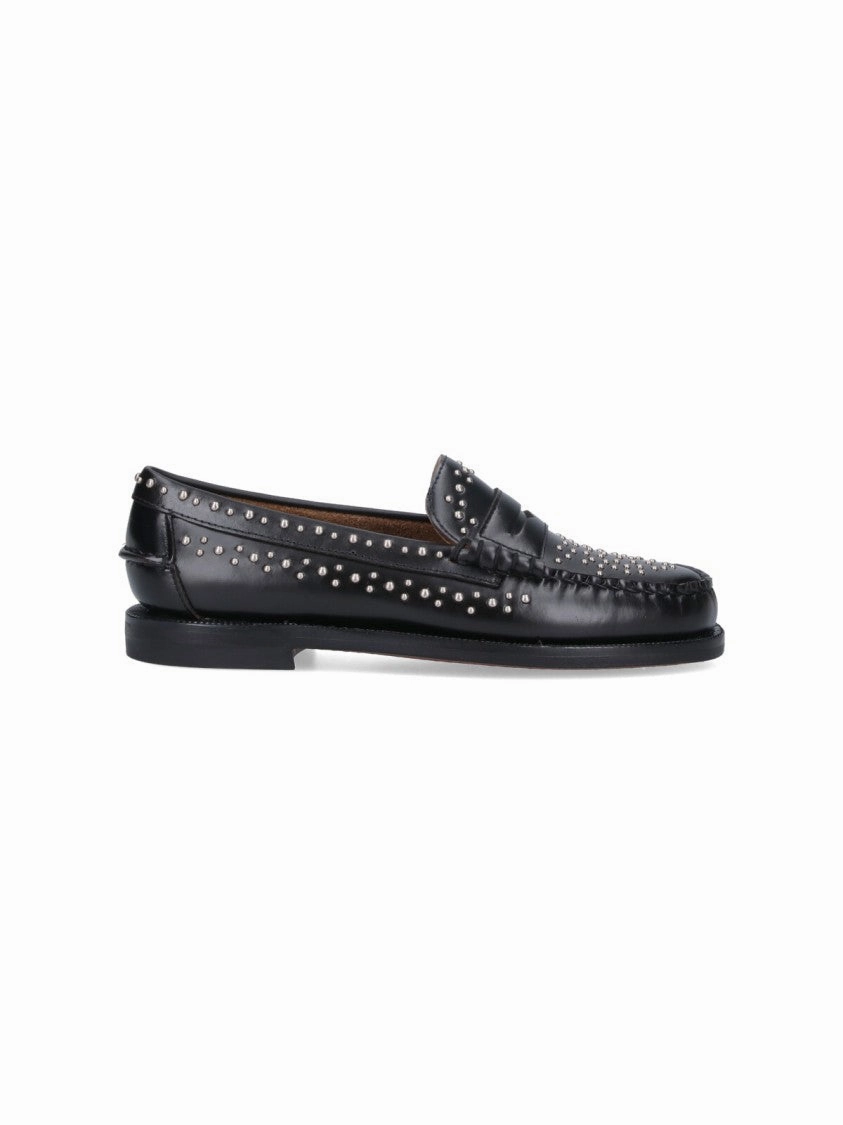 Dan Studs" Loafers ?C Black Firm Hold Power Path