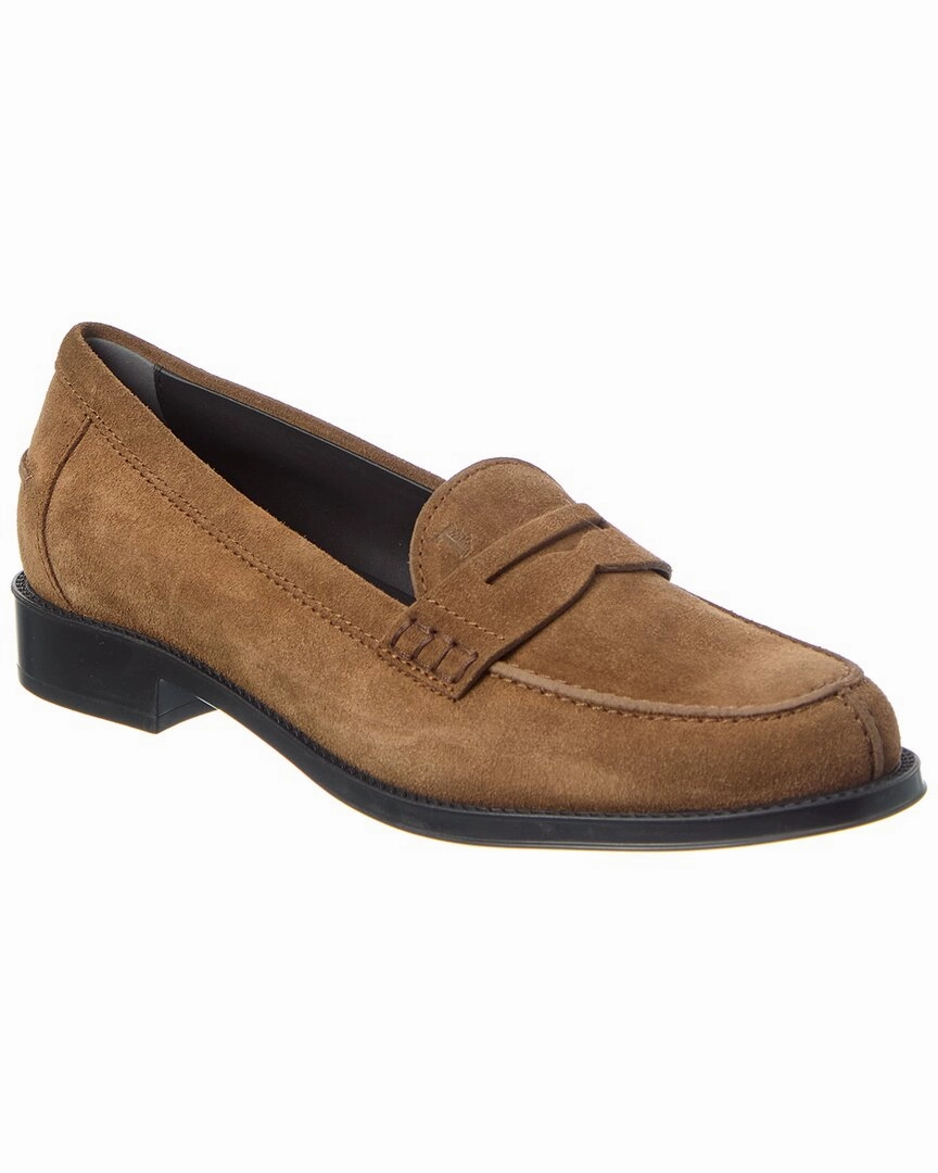 Eco Friendly Walk True TOD??s Suede Loafer