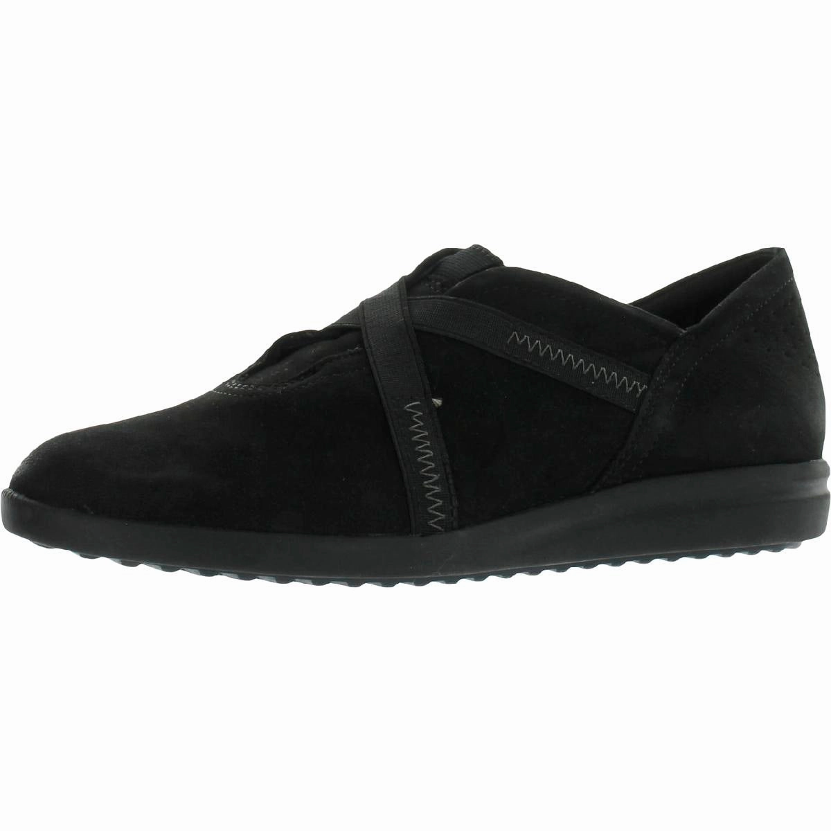 Supportive Cushioning Tamzen Step Womens Suede Laceless Slip-On Sneakers