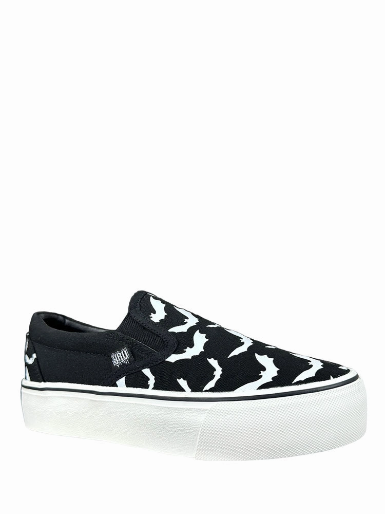 Urban use Lace   Up CHILL BAT - BLACK/WHITE