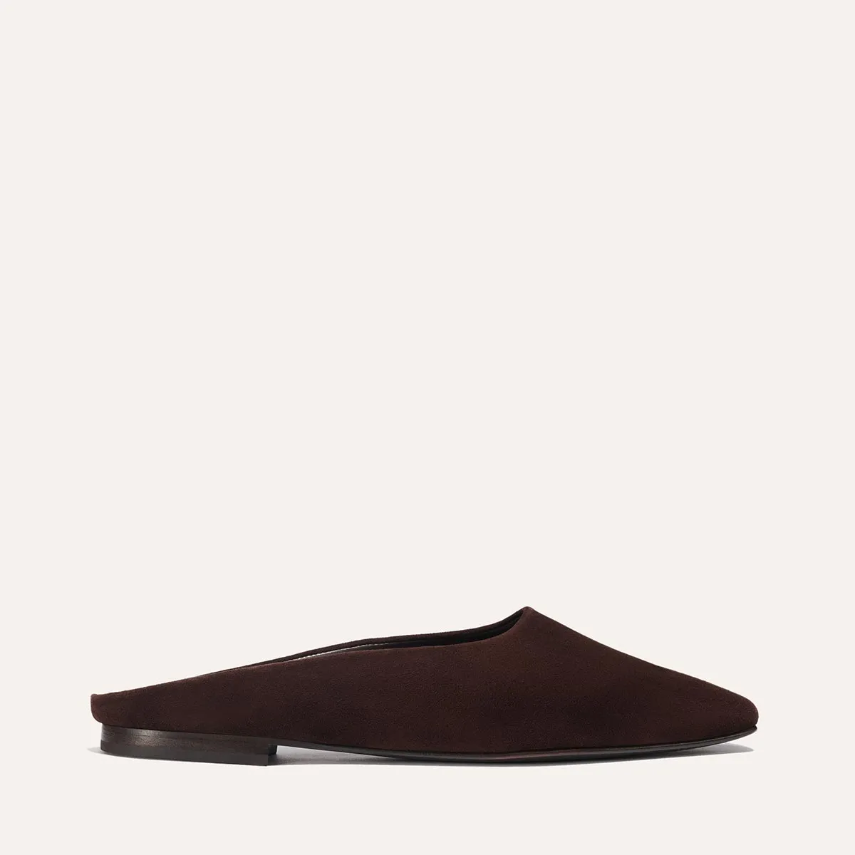 Alex Mill x Margaux: The Clara - Espresso Suede Sling Back