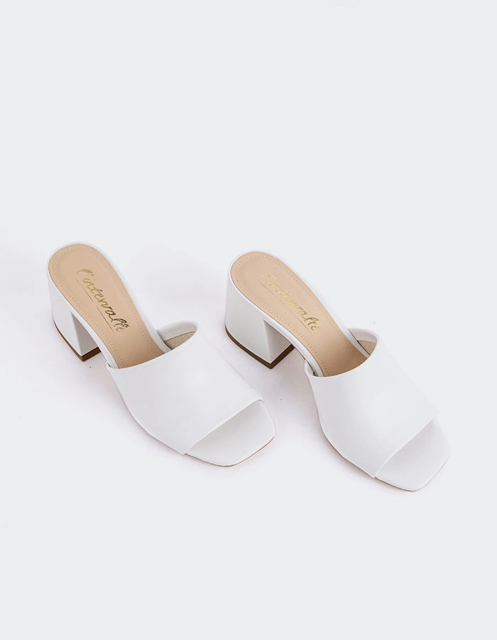 Comfort Technology Clarabelle White Leather