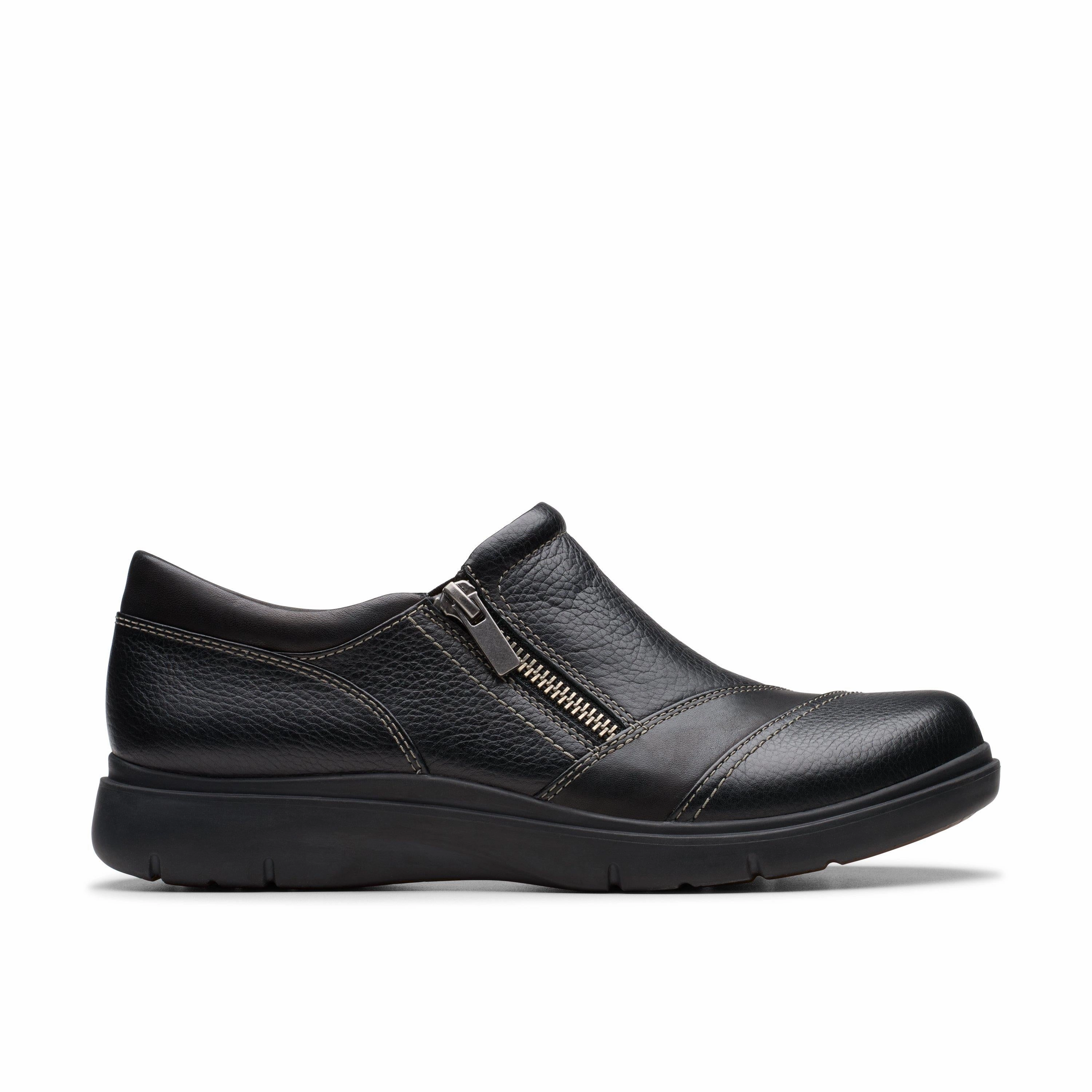 Walk Steady Clarks Certina Pure in Black Leather