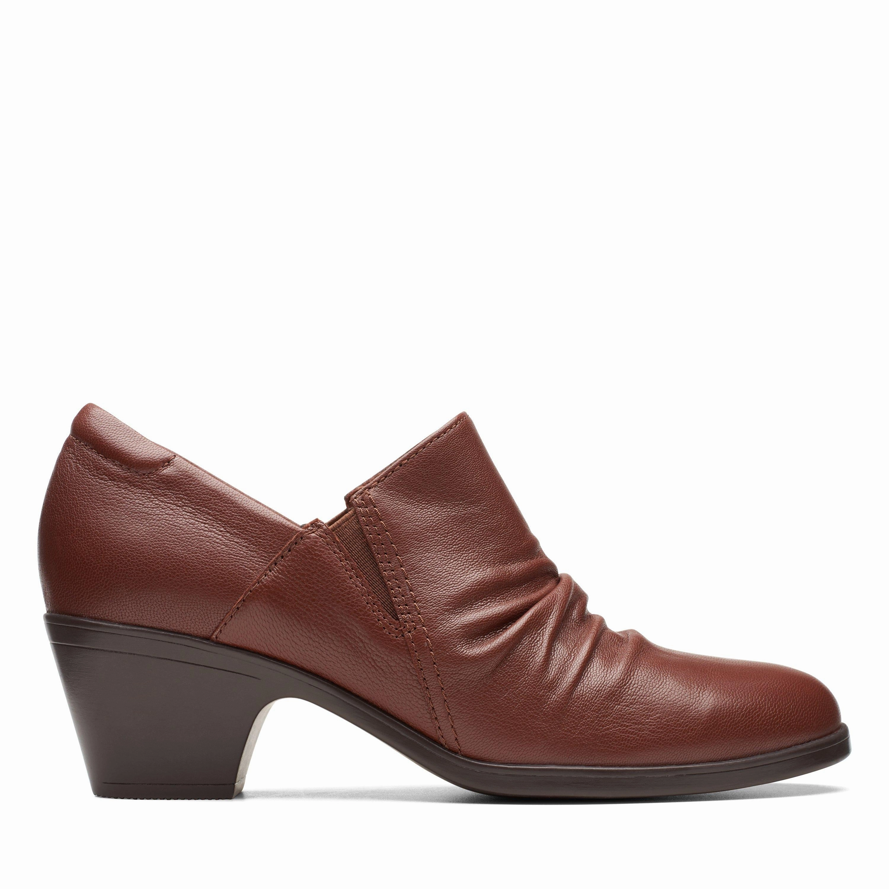 Clarks Emily2 Cove in Brown Leather True Power