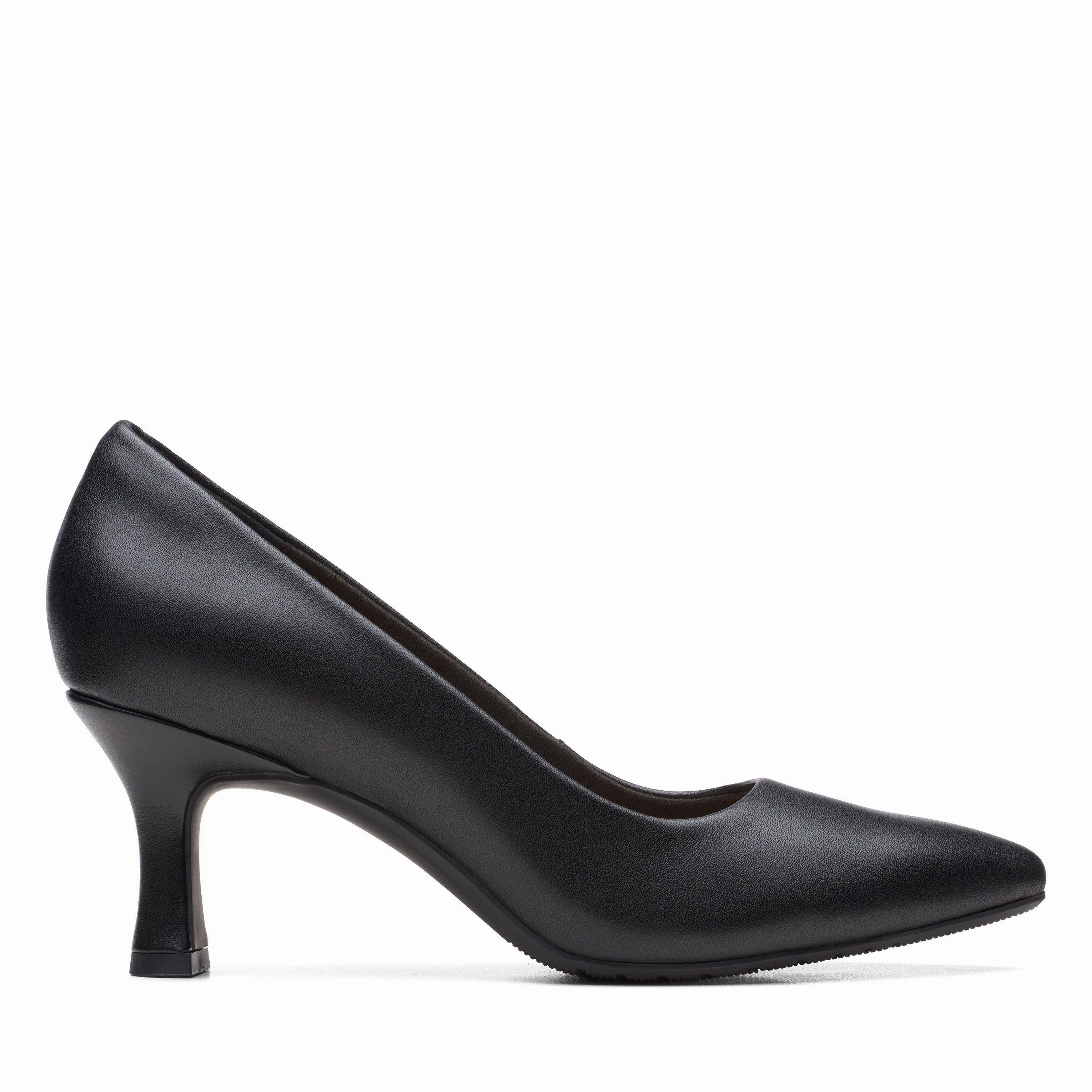 Safe Lane Clarks Kataleyna Gem in Black Leather