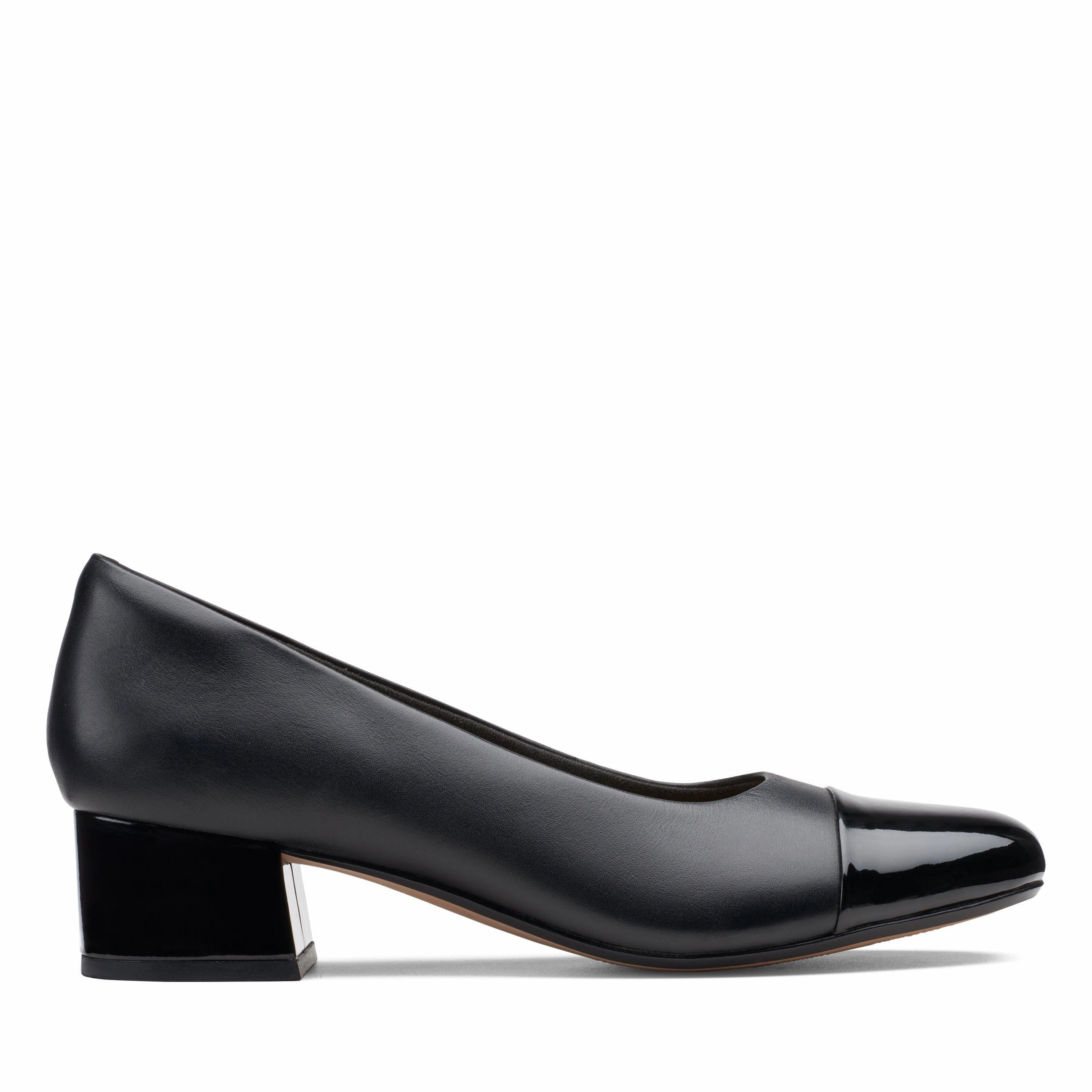 Urban Path Way Guard Clarks Marilyn Sara in Black Leather/Synthetic