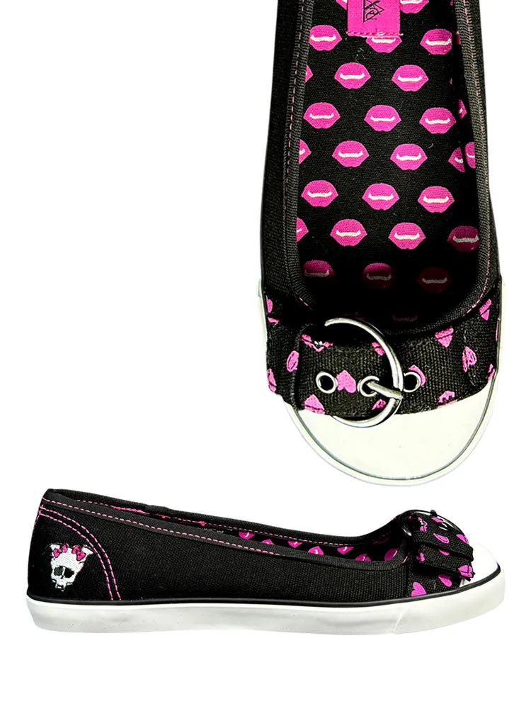 Comfort Soles Nordic Ease CHLOE DRACULAURA - BLACK/HOT PINK