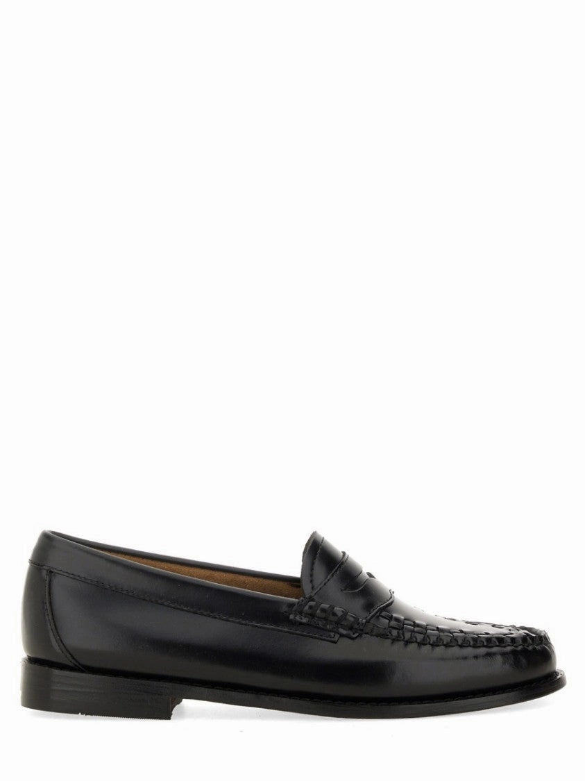 Guard Walk Classic Black Leather Penny Loafer
