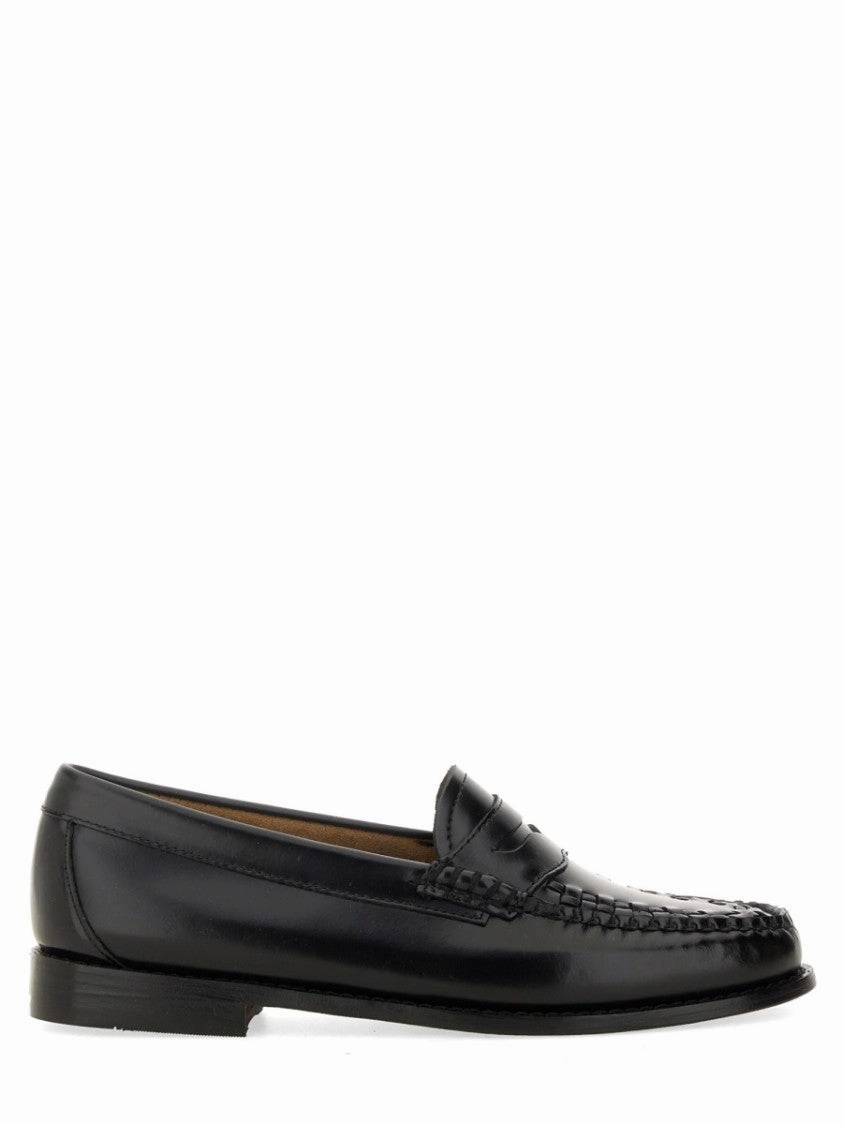 Street Path Party Ready Classic Black Leather Penny Loafer