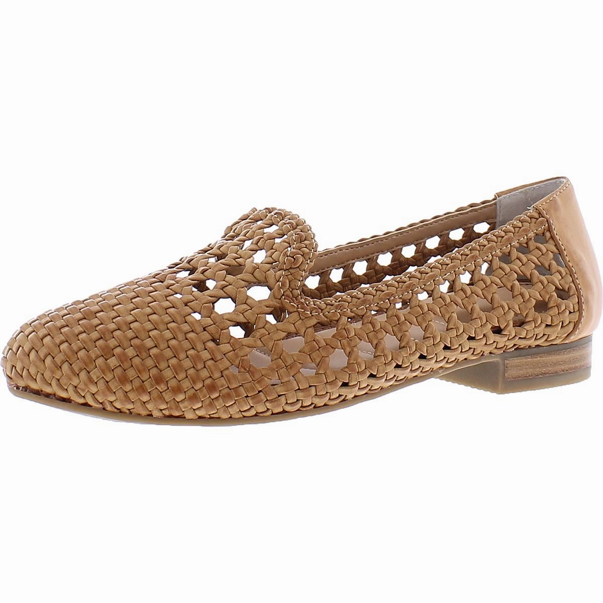 Move Power Yondra Womens Woven Slip On Penny Loafers