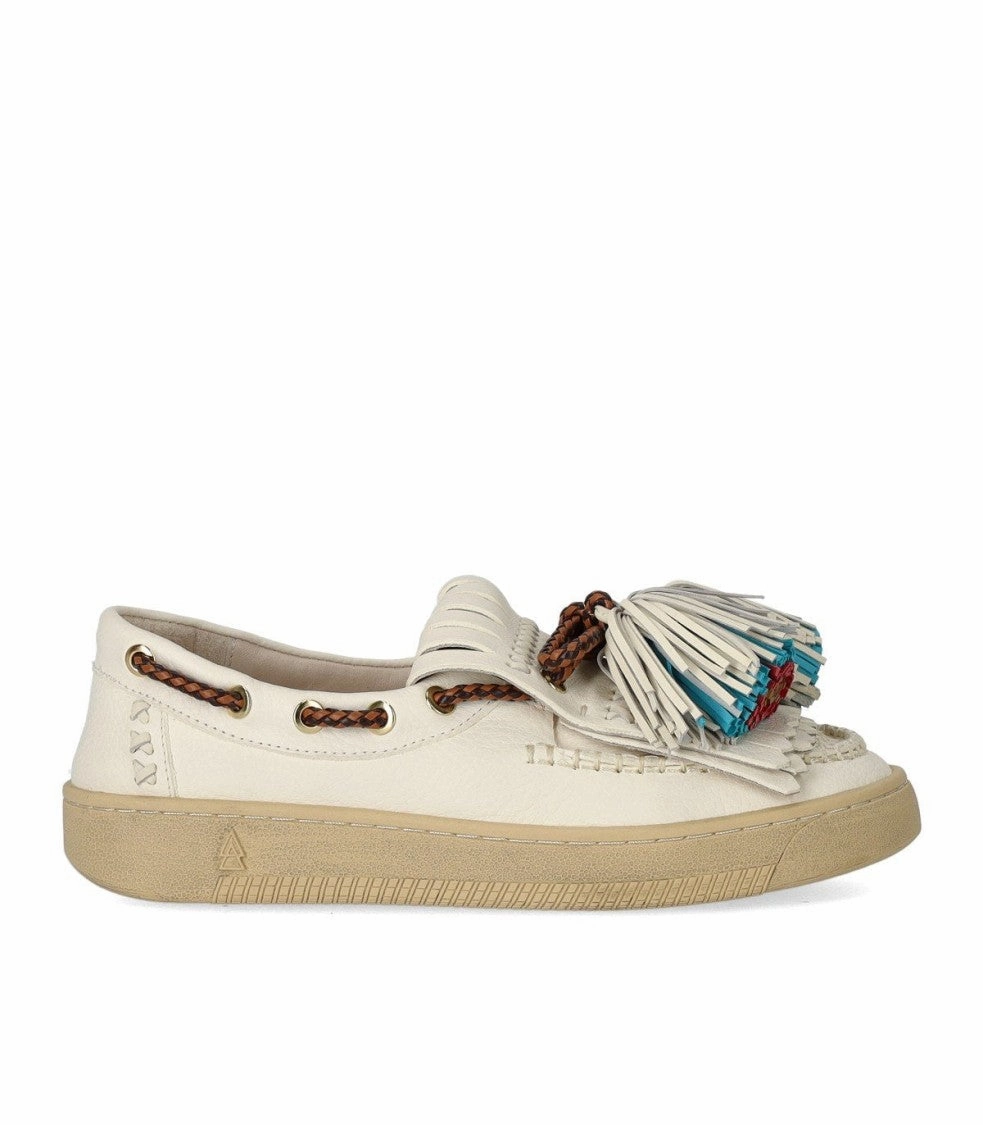 Wood Walk Smash White Loafer