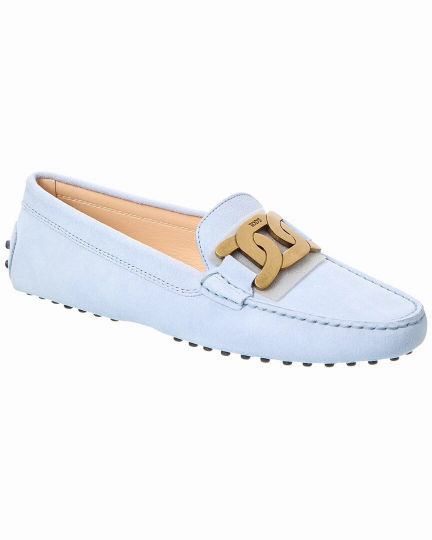 TOD??s Gommini Suede Loafer Walk Light Strappy