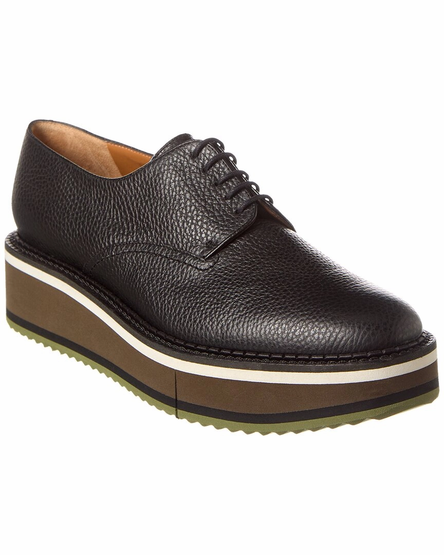 Versatile Office Shoes Clergerie Brook Leather Platform Oxford