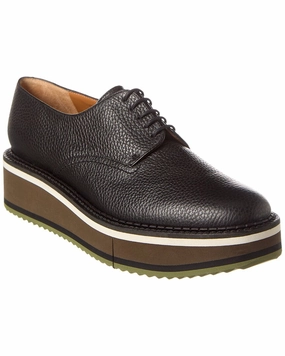 Versatile Office Shoes Clergerie Brook Leather Platform Oxford