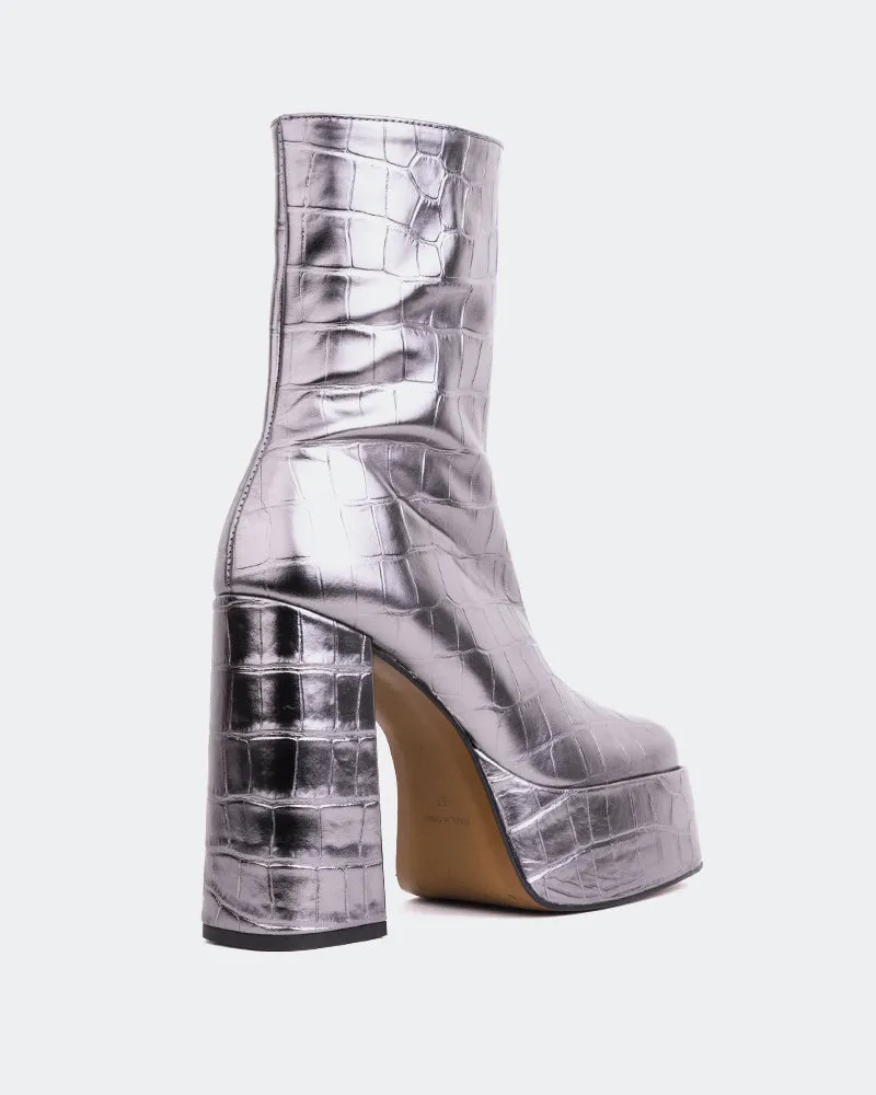 Walk in Style Practical Design Cloud Pewter Croco