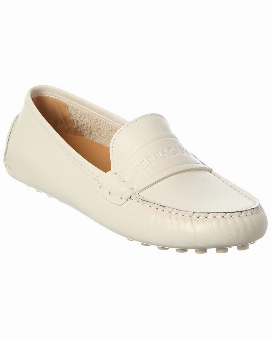 Smart Sprint Easy Slip-on Footwear Ferragamo Iside Leather Loafer