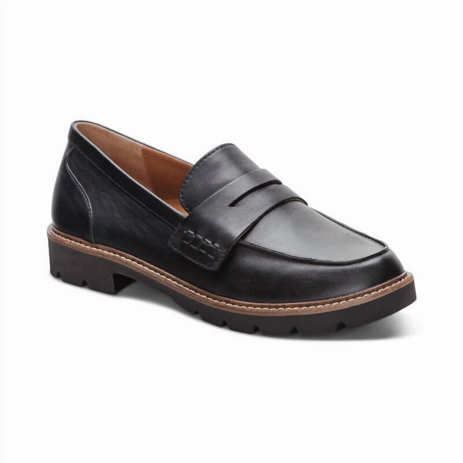 Flat Sole Collette Loafer In Black