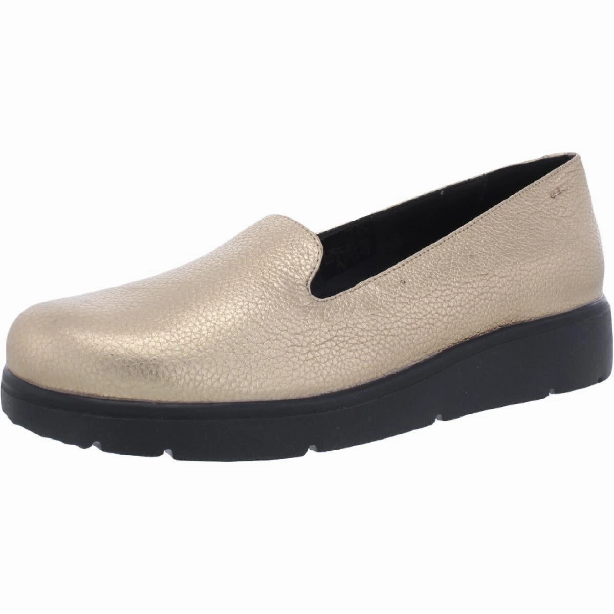 Strong Steps D Arlara Womens Leather Cushioned Insole Slip-On Shoes
