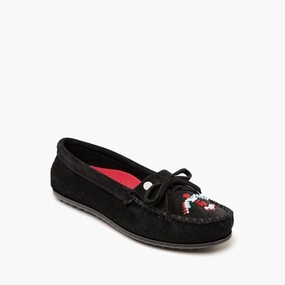 Style Mood Women's Thunderbird Animikii Hardsole Moccasin In Black