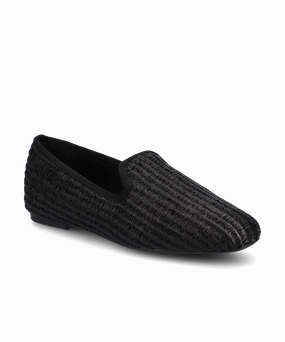 Path Clear Braided Detail The Starling - Black Raffia