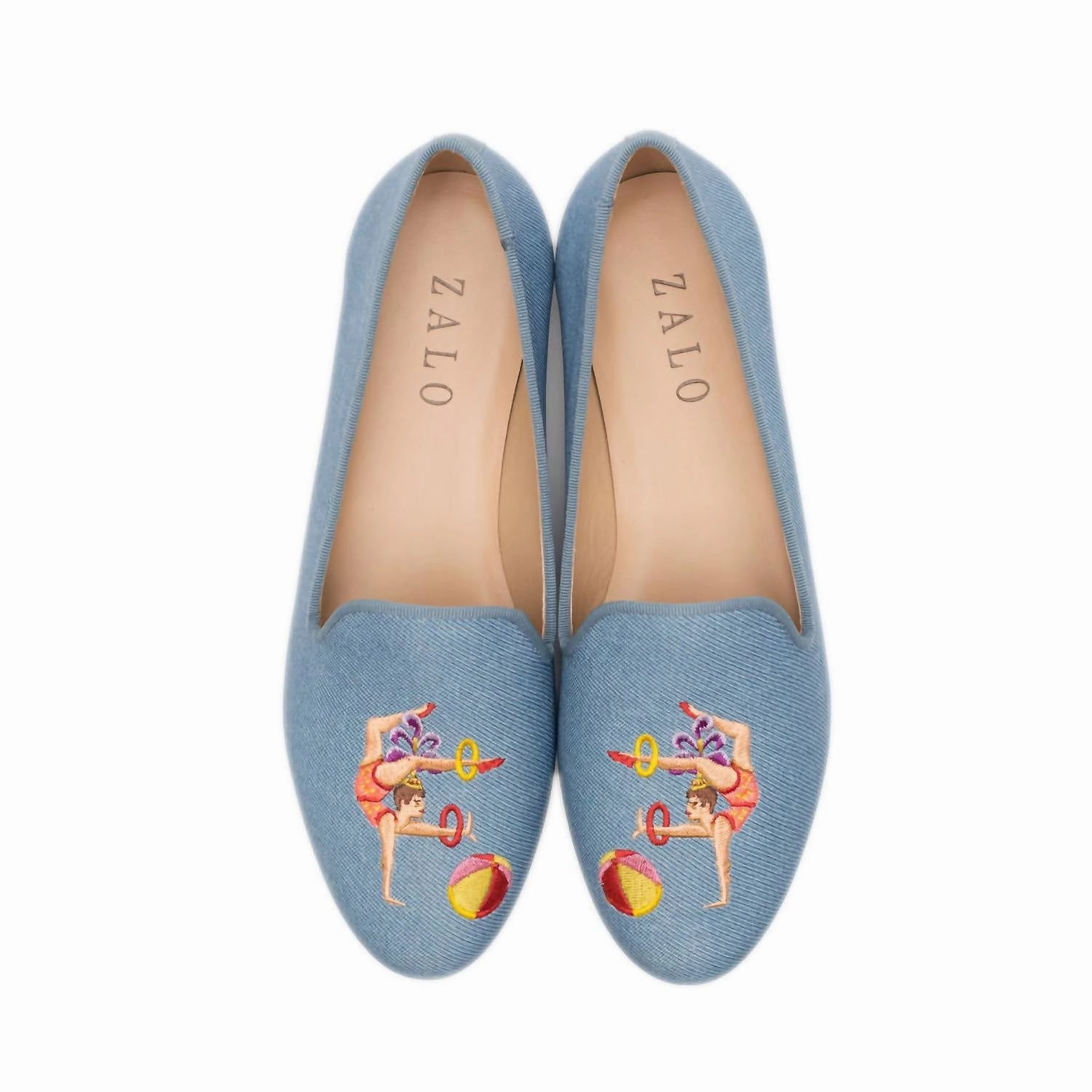 Heel Free Acrobat Slipper In Denim