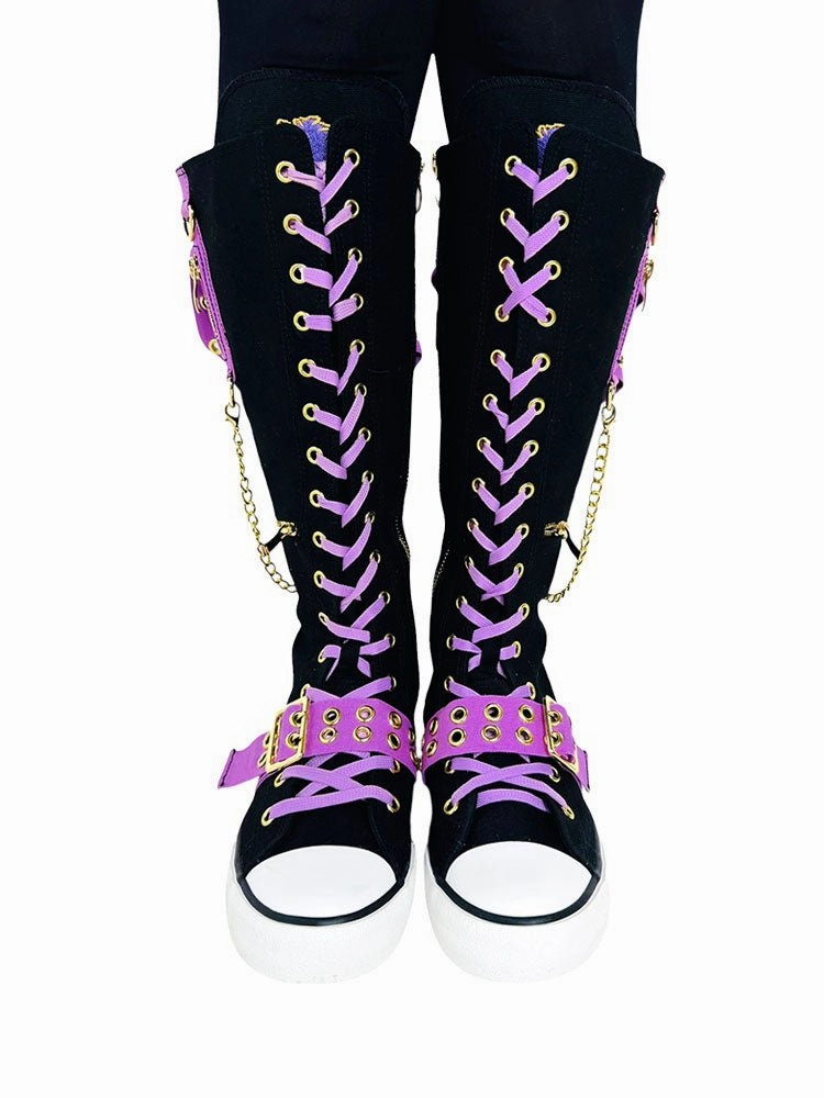 Reinforced toe RAWR XD CLAWDEEN - BLACK/PURPLE