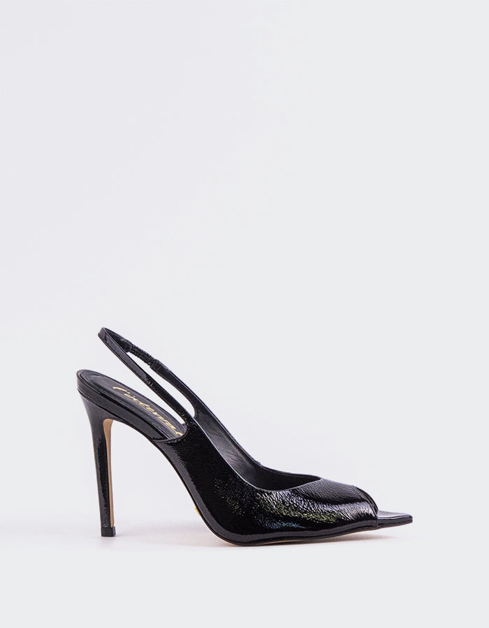 Beach Wedding Heels Twylla Black Naplack