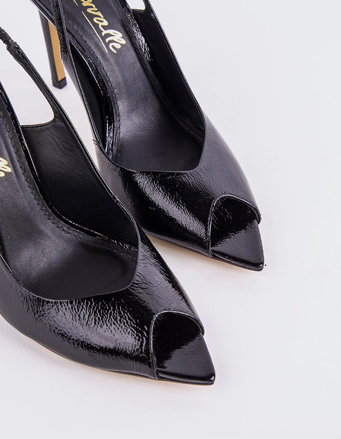 Wedding Day Heels Classy Heels Twylla Black Naplack