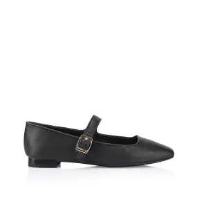 Eden Mary Jane Flats - Black Cloud Comfort Footwear