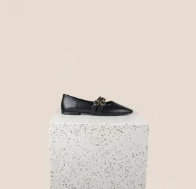 Street Calm Odor Resistant Como 2 Buckle - Black Leather