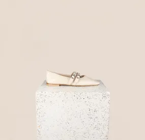 Animal Touch Como 2 Buckle - Ivory