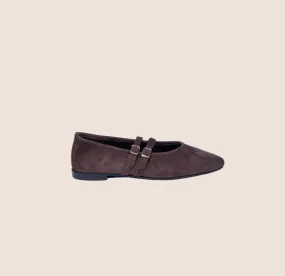 Cori 2 Buckle - Chocolate Suede Air Cool