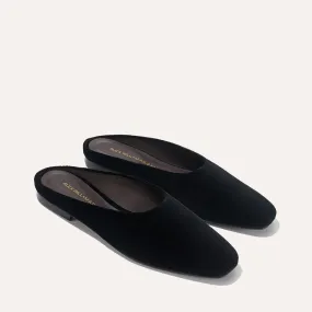Mule Mode Alex Mill x Margaux: The Clara - Black Velvet