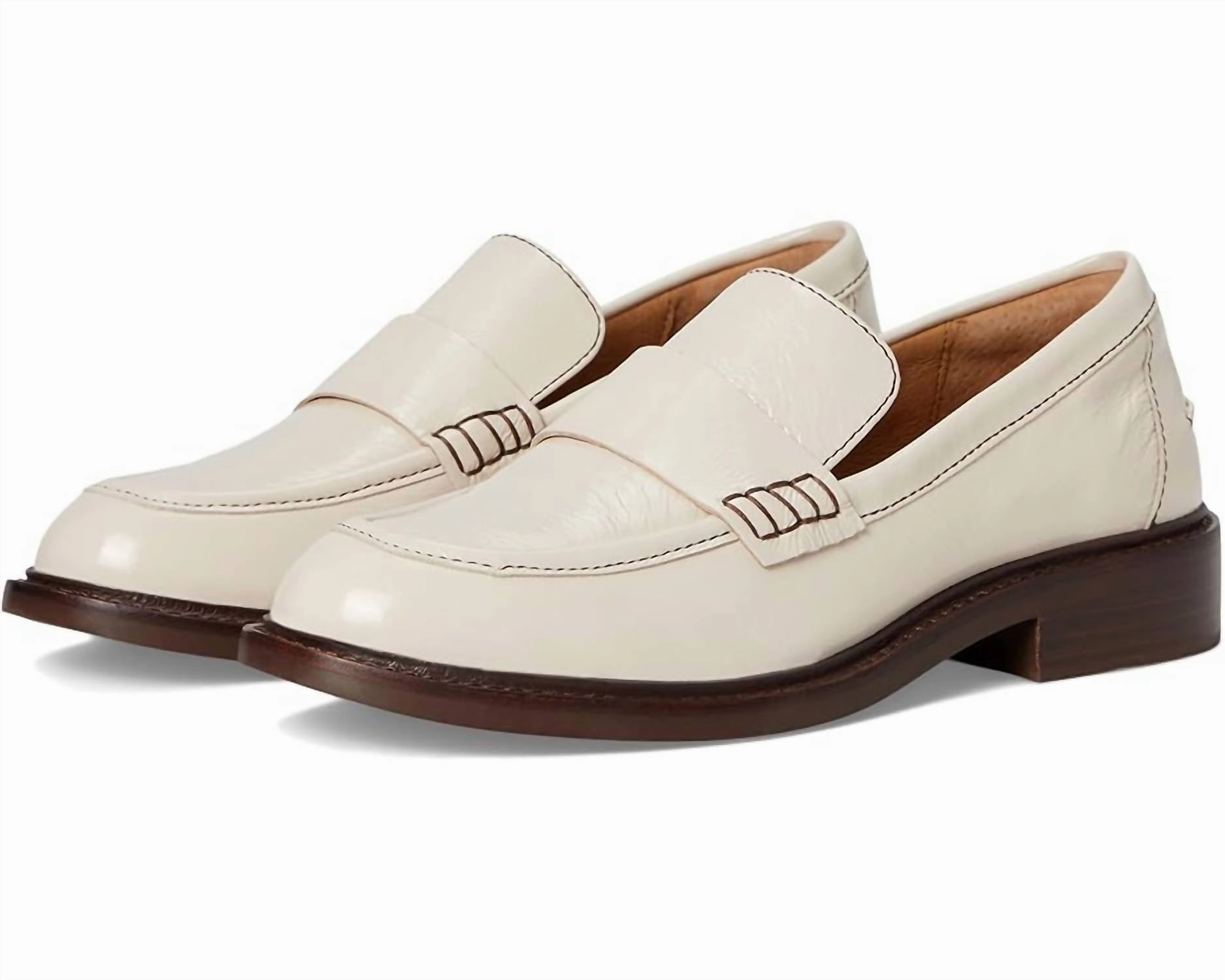 Vacation Style Closed   Toe Women's Meryl Loafers In Almond