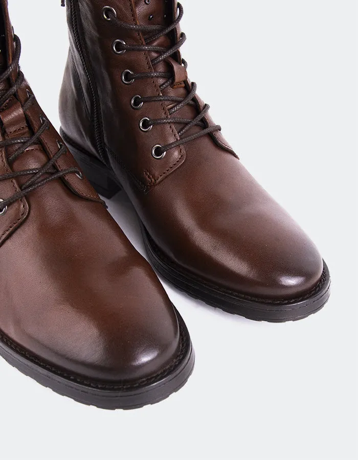 Daiki Brown Leather Everyday Comfort