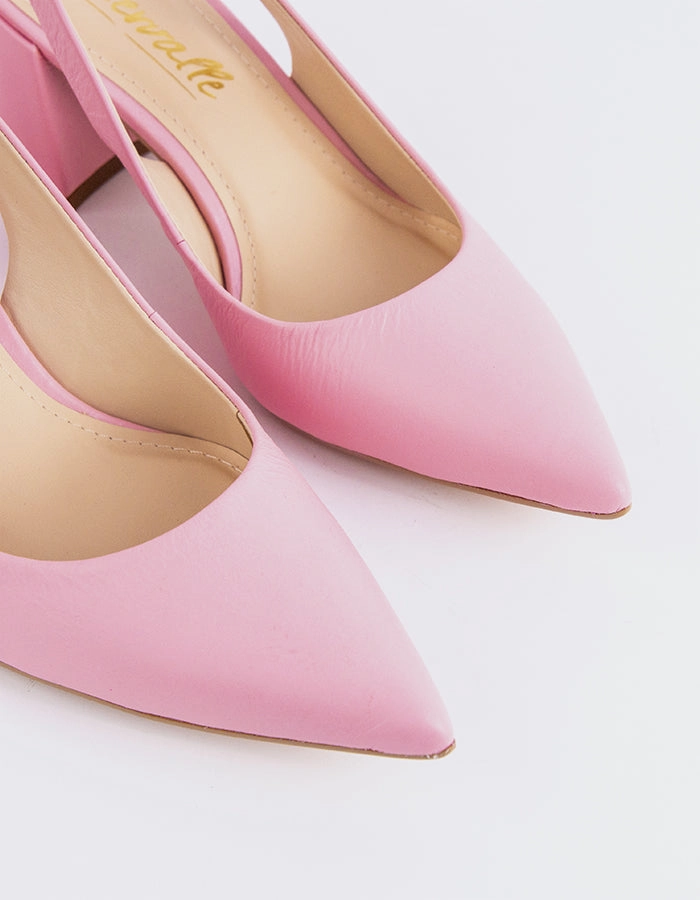 Ankle Strap Shoes Dalida Pink Leather