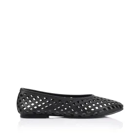 Hill Step Press Mood Dazed Ballet Flats - Black
