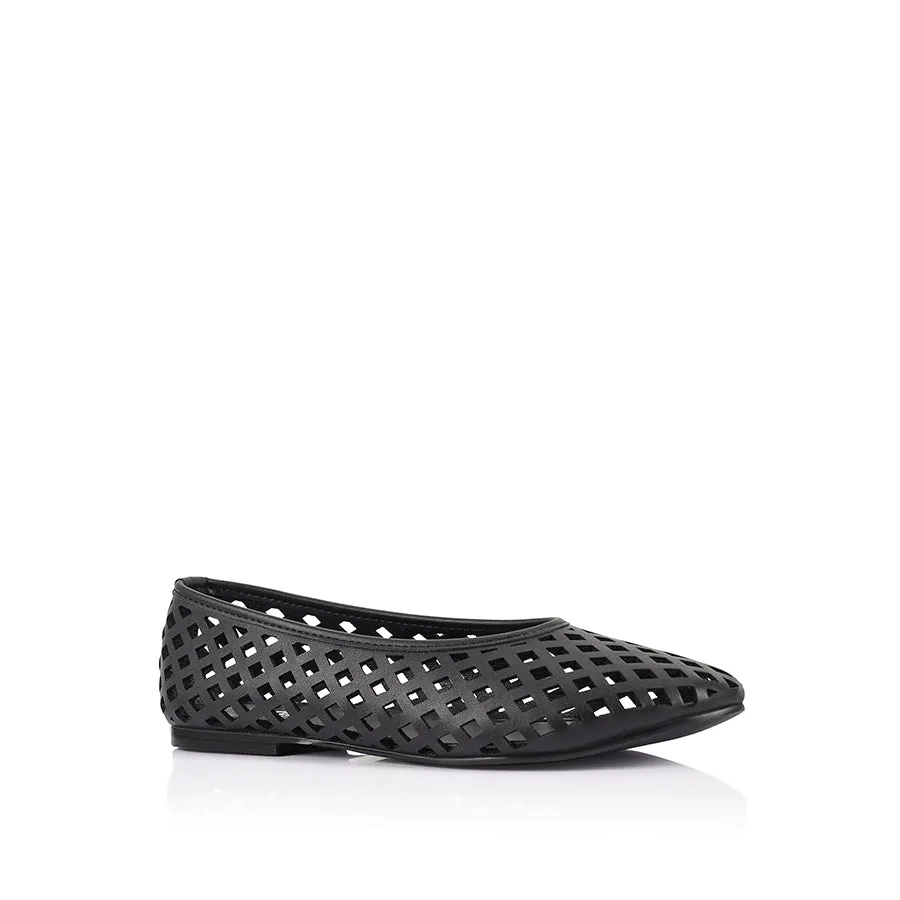 Dazed Ballet Flats - Black Low Top