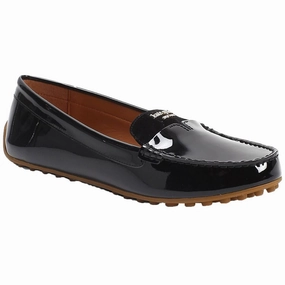 Deck Womens Leather Loafers Versatile Slip-Ons