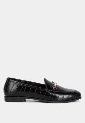 deverell street-smart horsebit embellished loafers Pull Tab