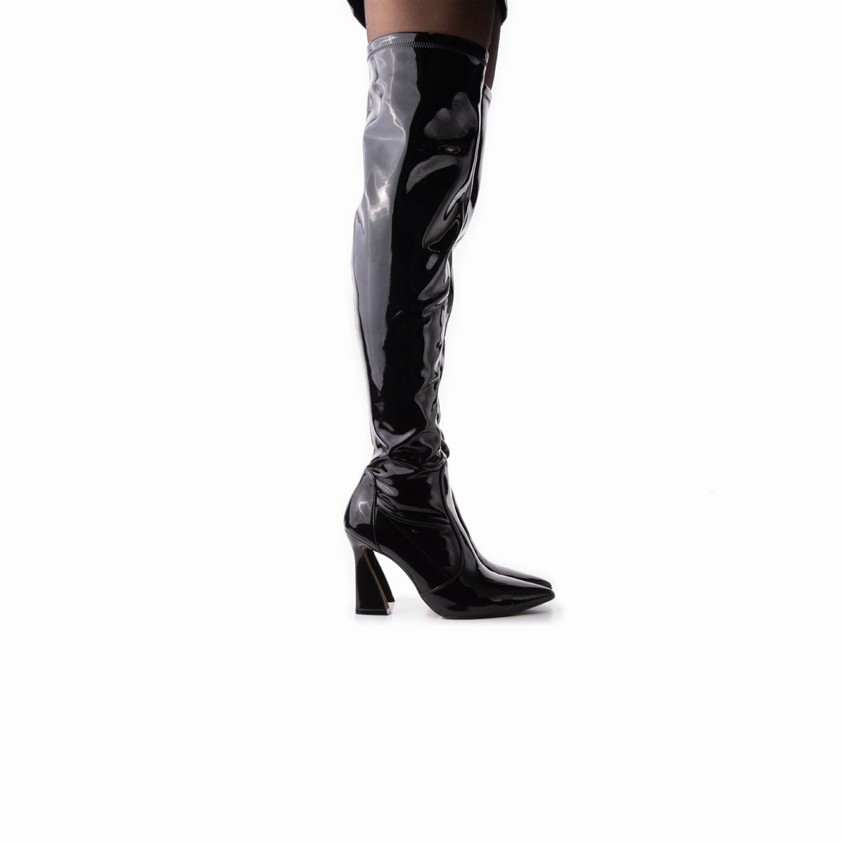 Modern Cool Dua Lipa Black Patent