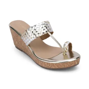 CHANDNI- GOLD KOLHAPURIS Fashion Simplicity